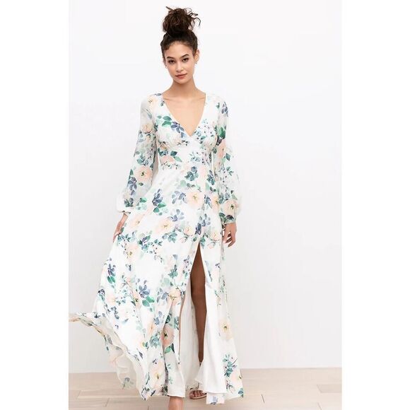 BHLDN Yumi Kim White Floral Melissa Dress Size 2 $288 MSRP - Picture 2 of 8